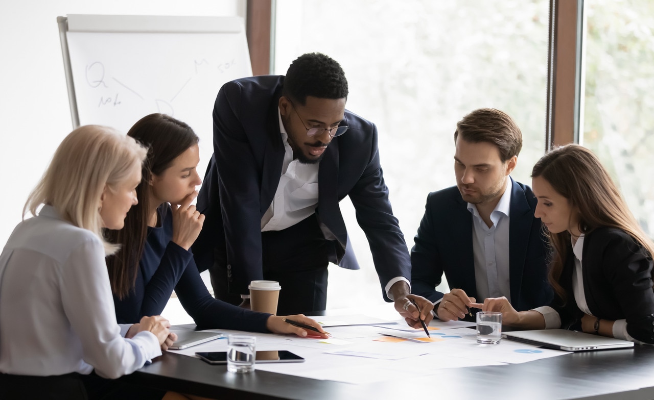 Business people in a meeting