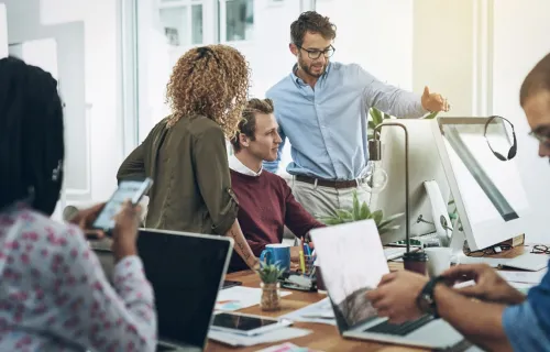 ServiceNow consultants in discussion