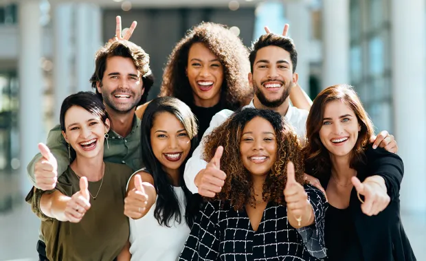 etudiants heureux
