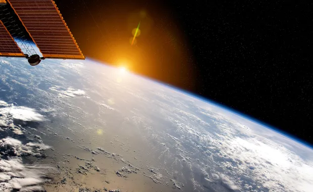 view of Earth from Space